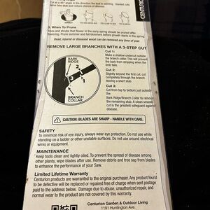 Pruning Saw with Black Handle